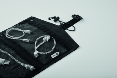 Logotrade reklaamkingituse foto: 210RPET reisikaablite korrastaja